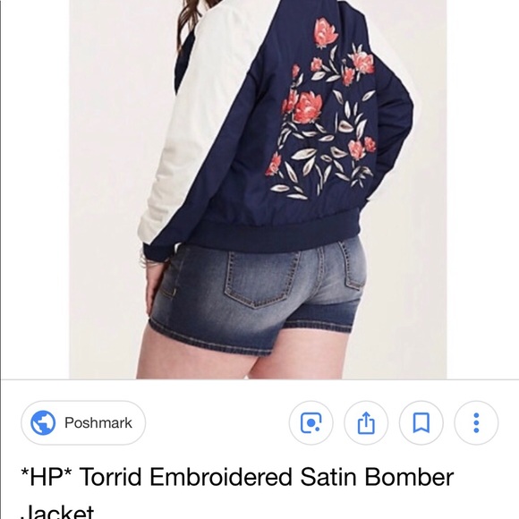 Torrid Bomber Jacket - Picture 3 of 6